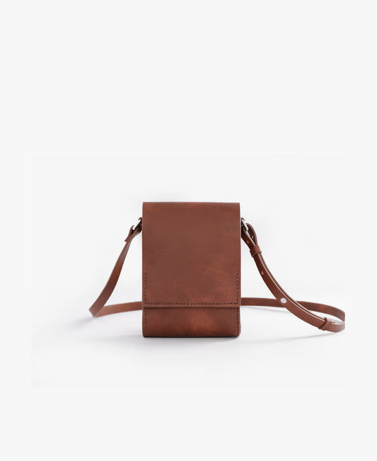 Eli Phone Bag - Vintage Brown